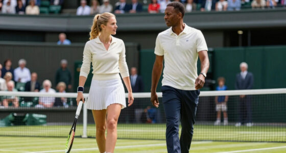 Chris Rock and His Girlfriend Simone Henault Make Rare Public Appearance at Wimbledon