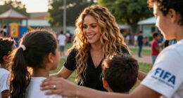 Shakira Partners with FIFA and Global Citizen to Support Venezuelan Children